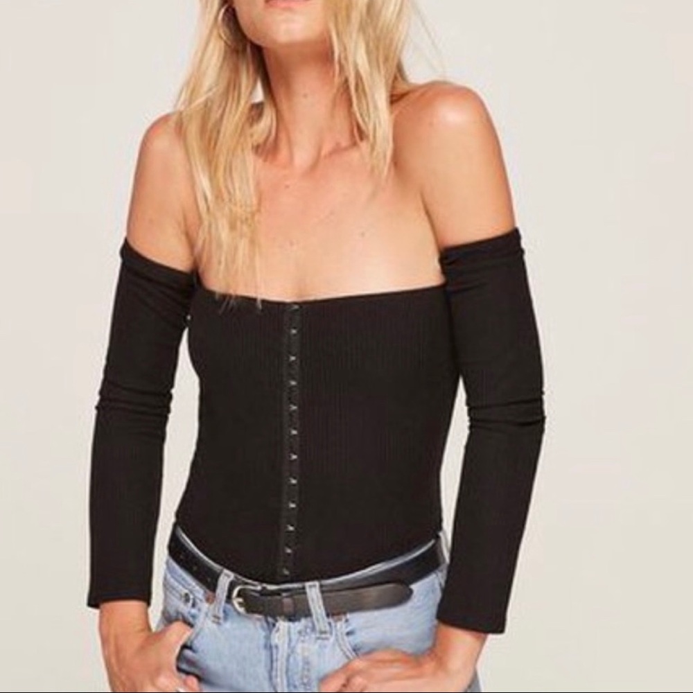 Reformation Preston Off the Shoulder Top